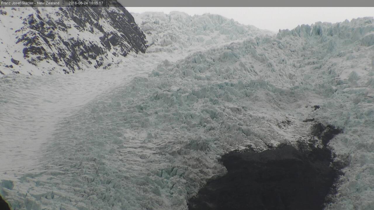 Latest image from Franz Josef Glacier web cam - View 2